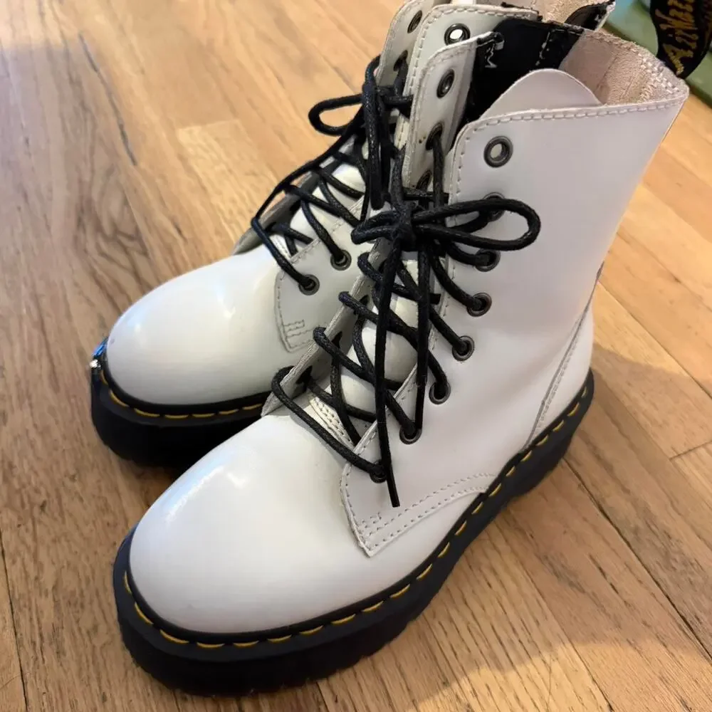 White jadon doc martens these